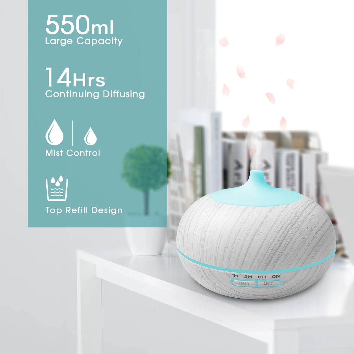 essential oil air humidifier home aroma diffuser