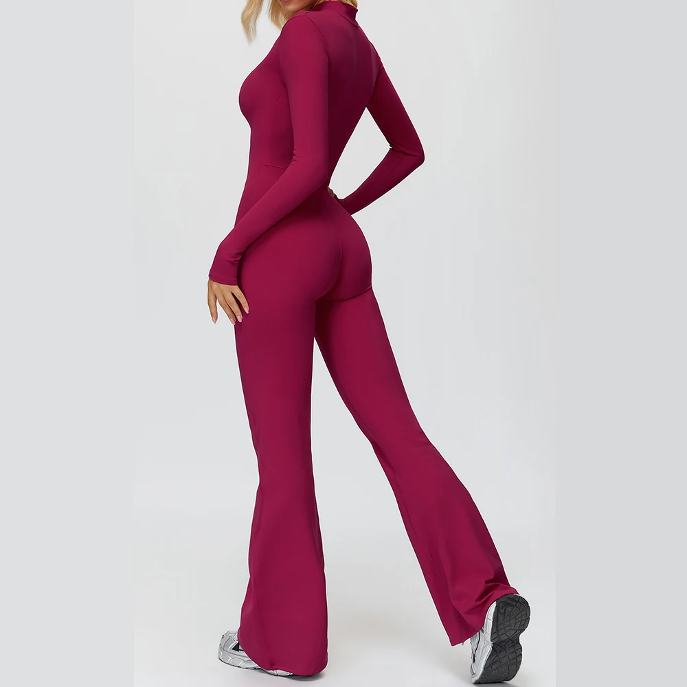 womens yoga tracksuit set long sleeve gym outfit