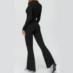 womens yoga tracksuit set long sleeve gym outfit