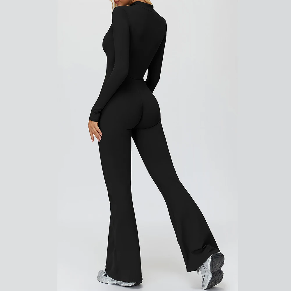womens yoga tracksuit set long sleeve gym outfit
