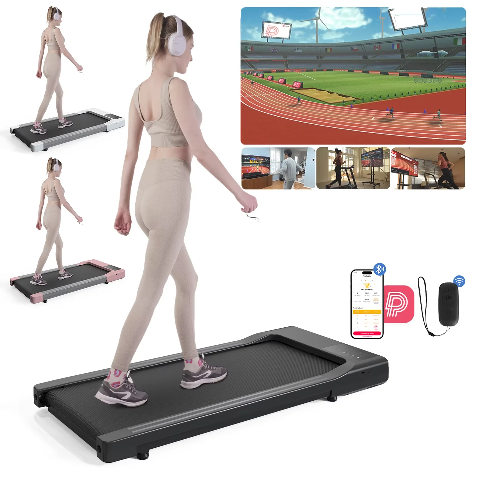 walking pad treadmill home fitness machine