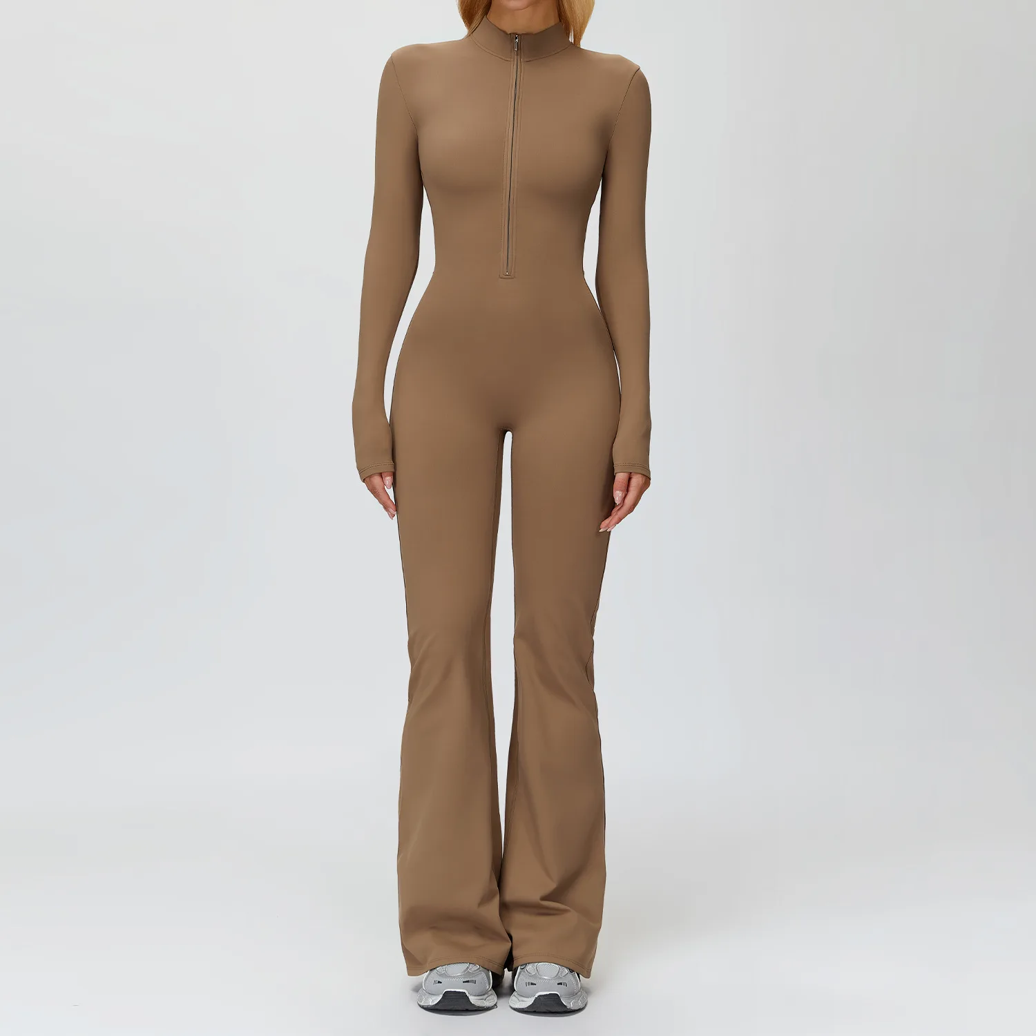 womens yoga tracksuit set long sleeve gym outfit