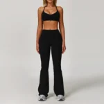 womens gym set 3pcs bra jacket leggings workout outfit