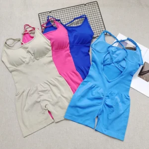 Seamless Peach Hip Yoga Jumpsuit