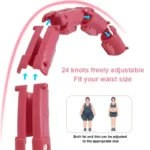 47 inch weighted hula hoop fitness waist trainer