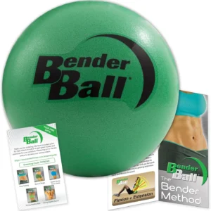 9 Inch Pilates Ball for Abs, Core & Back Training, Small Crunch Exercise Ball with Streaming Videos and DVD Options