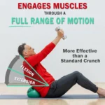 9 inch pilates ball for core and abs workout