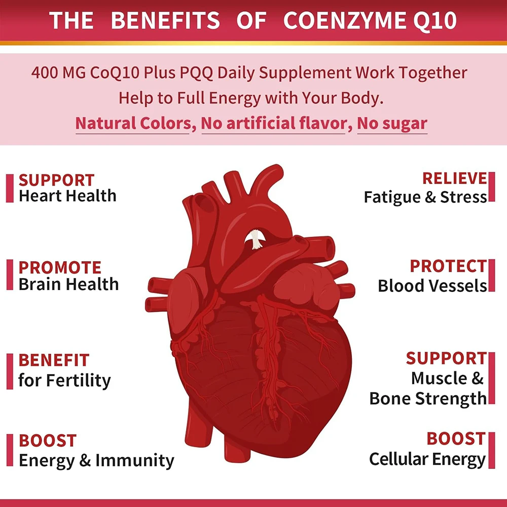 outfitcoq10 400mg softgels supplement for heart and energy support