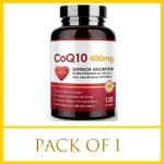 coq10 400mg softgels supplement for heart and energy support