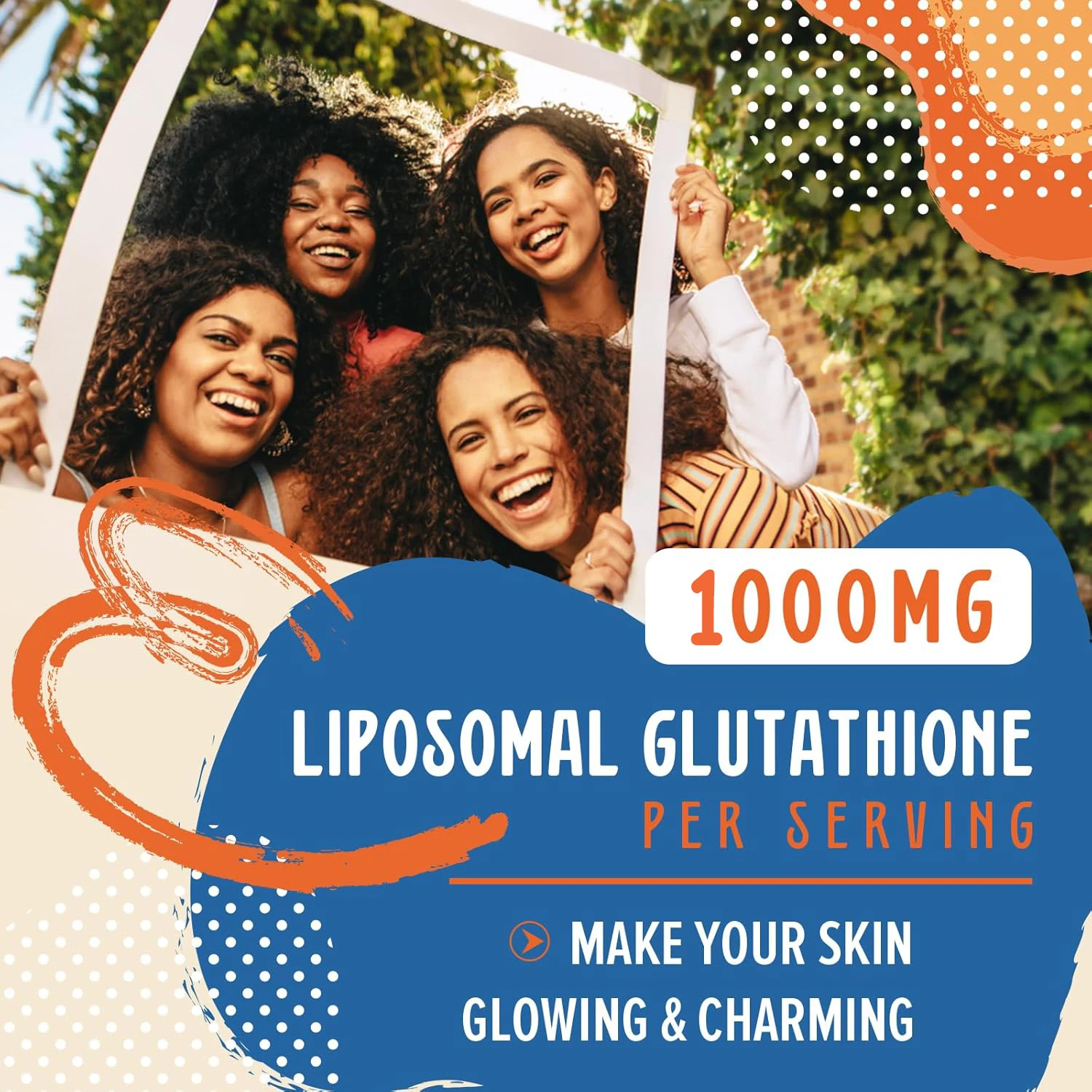 glutathione supplement 1000mg antioxidant capsules bottle