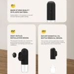 plug in wall fragrance diffuser waterless essential oil diffuser