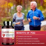 coq10 400mg softgels supplement for heart and energy support