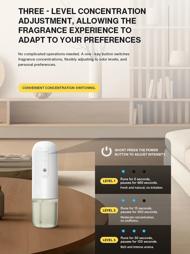plug in wall fragrance diffuser waterless essential oil diffuser