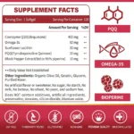 coq10 400mg softgels supplement for heart and energy support