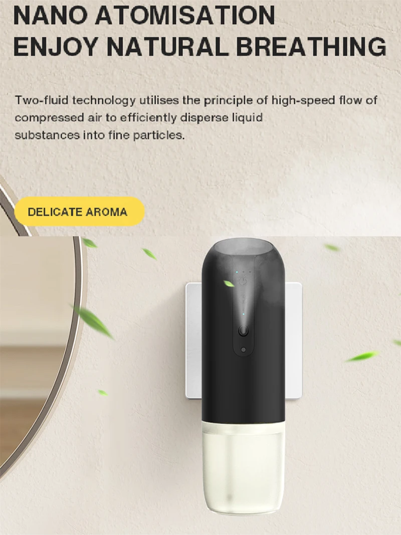 plug in wall fragrance diffuser waterless essential oil diffuser